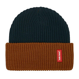 Шапка-бини вязаная Hello Hossy "Flow Polo", синяя