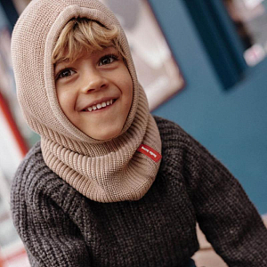 Балаклава Hello Hossy "Hoody Latte", латте