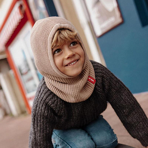 Балаклава Hello Hossy "Hoody Latte", латте