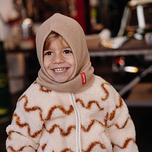 Балаклава Hello Hossy "Hoody Latte", латте