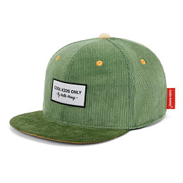 Бейсболка вельветовая Hello Hossy "Flat Brim Sweet Kiwi", спелое киви