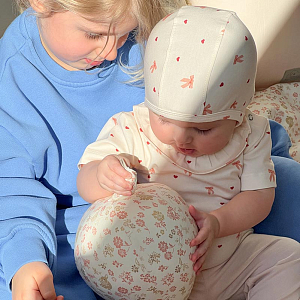 Боди с коротким рукавом Cam Cam Copenhagen "Olivia Bows", молочное