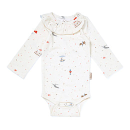 Боди с длинным рукавом Кам Кам Копенгаген (Cam Cam Copenhagen) "Карусель", кремовое
