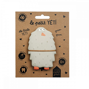 Игрушка резиновая для ванной Maison Petit Jour "Yeti", серая