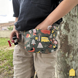 Сумка поясная Maison Petit Jour "Green Adventure", зеленая