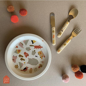 Набор столовых приборов Maison Petit Jour "Adventure", желтый