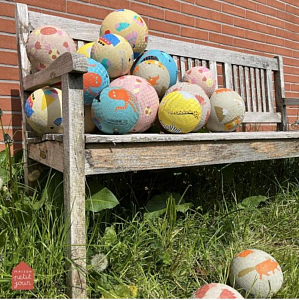 Мяч игровой Petit Jour "Candy", розовый, большой