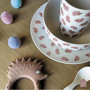 Набор посуды Petit Jour "The Hedgehogs", 4 предмета, ежики