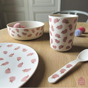 Набор посуды Petit Jour "The Hedgehogs", 4 предмета, ежики