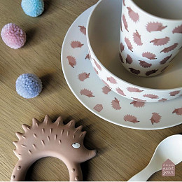 Набор посуды Petit Jour "The Hedgehogs", 4 предмета, ежики