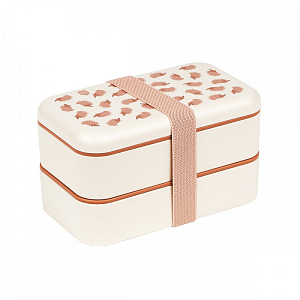 Ланч-бокс для бенто Petit Jour "The Hedgehogs", бежевый