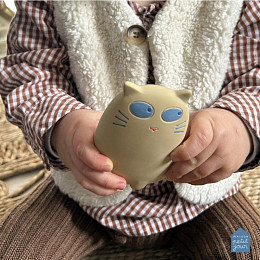 Игрушка резиновая для ванной Maison Petit Jour "Cat", кремовая