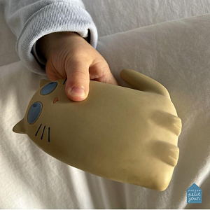 Игрушка резиновая для ванной Maison Petit Jour "Cat", кремовая