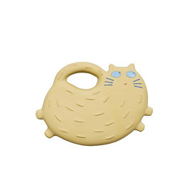 Грызунок резиновый Maison Petit Jour "Cat", кремовый