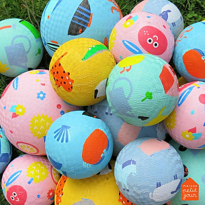 Мяч игровой Petit Jour "The Sea", голубой, большой