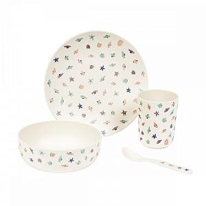 Набор посуды Petit Jour "Sea", 4 предмета, морской мир