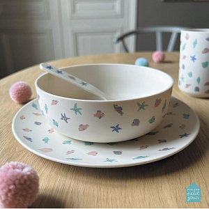 Набор посуды Petit Jour "Sea", 4 предмета, морской мир