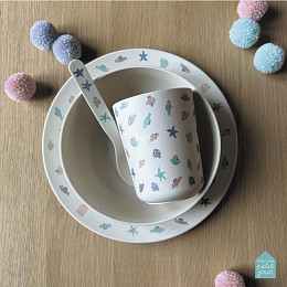 Набор посуды Petit Jour "Sea", 4 предмета, морской мир