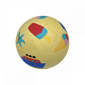 Мяч игровой Petit Jour "The Beach", желтый, большой