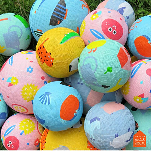 Мяч игровой Petit Jour "The Beach", желтый, большой