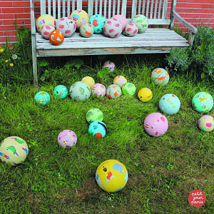 Мяч игровой Petit Jour "The Beach", желтый, маленький