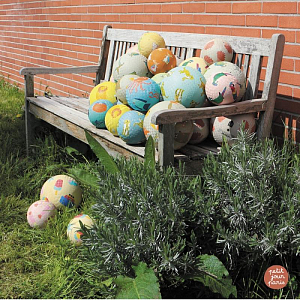 Мяч игровой Petit Jour "The Beach", желтый, маленький