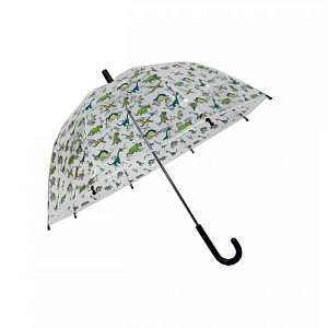 Зонт Петит Жур (Petit Jour) "Динозавры", прозрачный