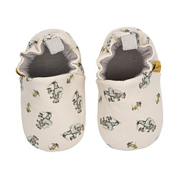 Тапочки мягкие Petit Jour "Ernest and Celestine", серые, 3-6 мес