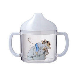 Детская кружка с ручками Petit Jour "Ernest and Celestine", серая, 220 мл