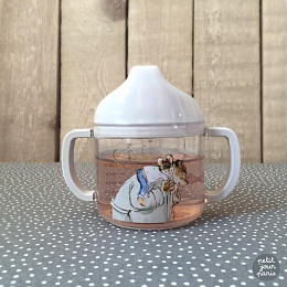 Детская кружка с ручками Petit Jour "Ernest and Celestine", серая, 220 мл