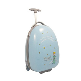Чемодан на колесах Петит Жур (Petit Jour) "Маленький Принц", голубой