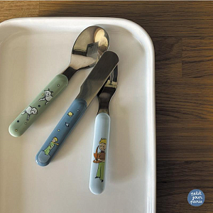 Набор столовых приборов Petit Jour "The Little Prince", мульти микс с голубым