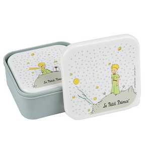 Набор ланч-боксов Petit Jour "The Little Prince", 3 шт, мульти микс с серым