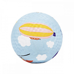 Мяч игровой Petit Jour "Vehicles of The Sky", голубой, большой