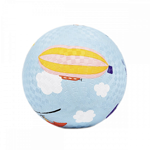 Мяч игровой Petit Jour "Vehicles of The Sky", голубой, большой