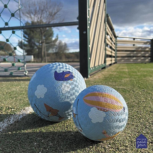 Мяч игровой Petit Jour "Vehicles of The Sky", голубой, большой