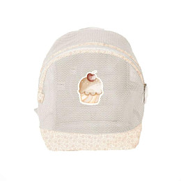 Рюкзак пляжный Mrs. Ertha "Net Bouquet Silhouette", цветочный эскиз