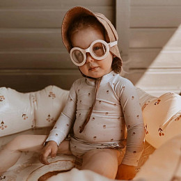 Очки для дайвинга Mrs. Ertha "Googlies Soft Blush Dream", персиковая пудра