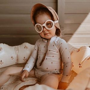 Очки для дайвинга Mrs. Ertha "Googlies Soft Blush Dream", персиковая пудра