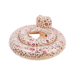 Круг надувной со спинкой Mrs. Ertha "Baby Magic Garden", таинственный сад, 60 см