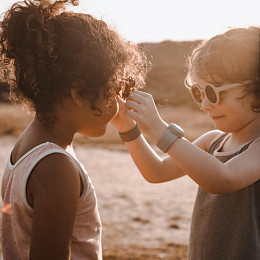 Солнцезащитные очки Mrs. Ertha "Bay Bouquet Silhouette", цветочный эскиз