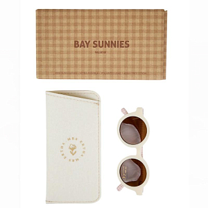 Солнцезащитные очки Mrs. Ertha "Bay Soft Squares", кремовая клетка виши