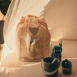 Рюкзак пляжный Mrs. Ertha "Net Organic Squares", геометрическая гармония