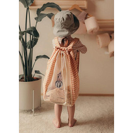 Рюкзак пляжный Mrs. Ertha "Net Speckled Diamond", песочные ромбики