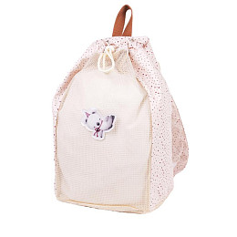 Рюкзак пляжный Mrs. Ertha "Net Unique Dots Koala", шоколадная крошка