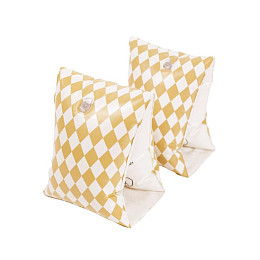 Нарукавники для плавания Mrs. Ertha "Speckled Diamond", песочные ромбики