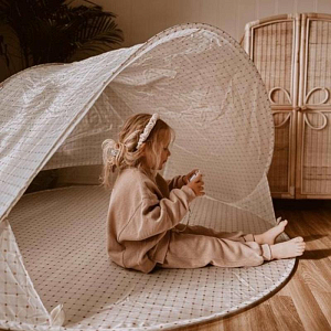 Пляжная палатка Pop Up c автоматическим каркасом Mrs. Ertha "Squares", геометрическая гармония