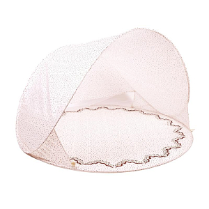 Пляжная палатка Pop Up c автоматическим каркасом Mrs. Ertha "Unique Dots", шоколадная крошка