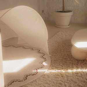 Пляжная палатка Pop Up c автоматическим каркасом Mrs. Ertha "Unique Dots", шоколадная крошка