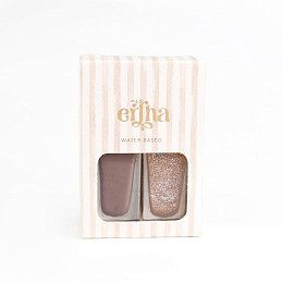 Лак для ногтей Mrs. Ertha "Choco Charm", 2 шт, молочный шоколад